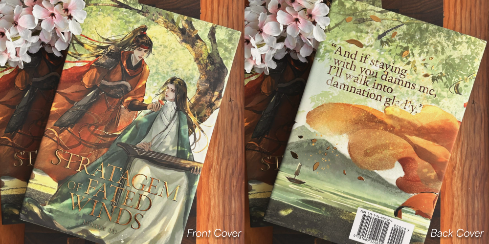 Stratagem of Fated Winds Front and Back Dust Jacket Image