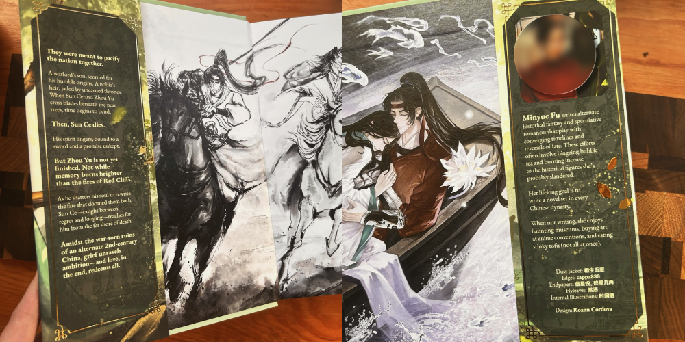Stratagem of Fated Winds Inside Flaps Author Bio and Blurb Image